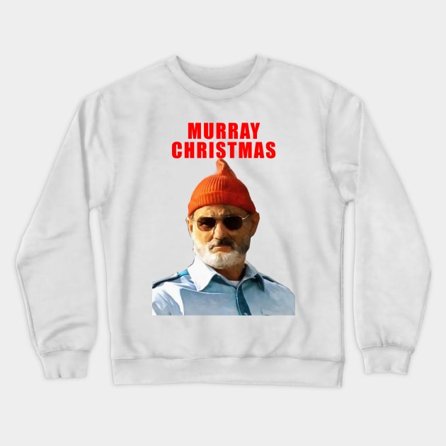 bill murray christmas Crewneck Sweatshirt by leobishop